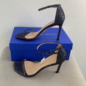 Stuart Weitzman Amelina 95 Gunmetal SZ 9